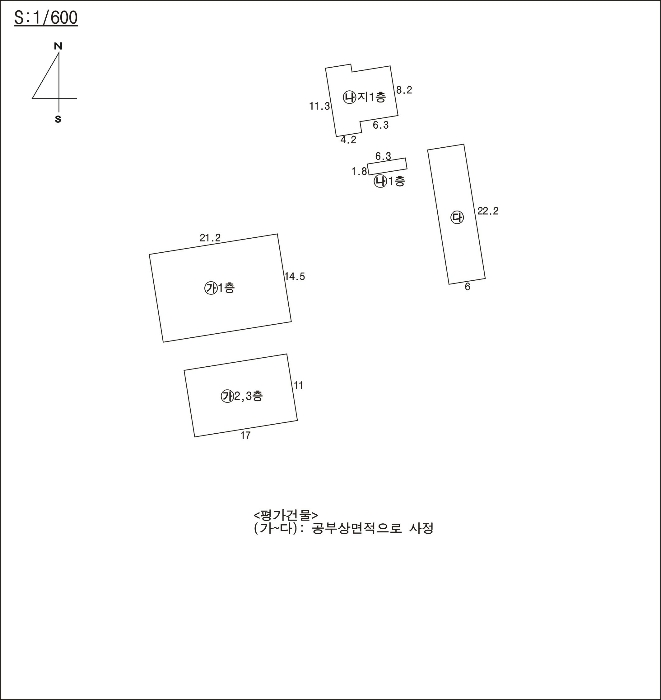 건  물  개  황  도