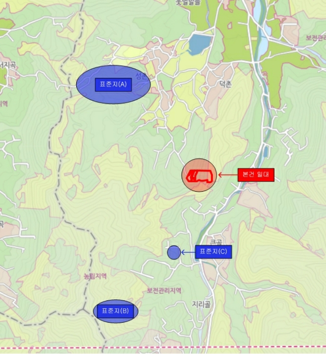 표준지 상세위치도