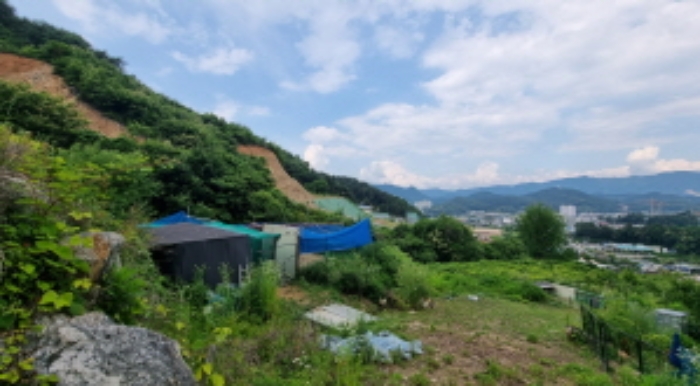 목록 2. 토지(위에서 아래쪽을 본 모습)