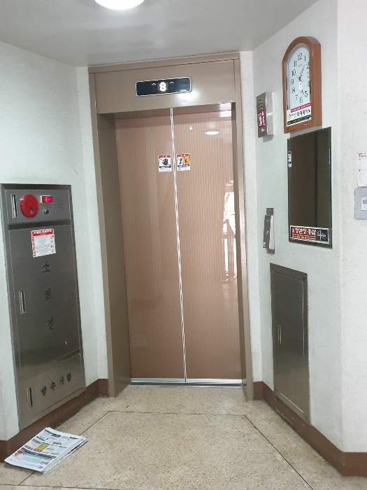 승강기실 모습