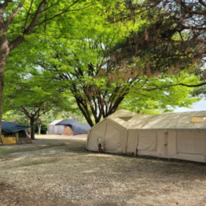 목록1 토지 및 제시외 텐트 전경