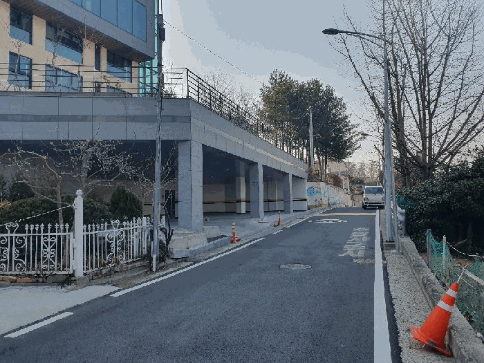 기호(1~7): 접면도로 촬영 