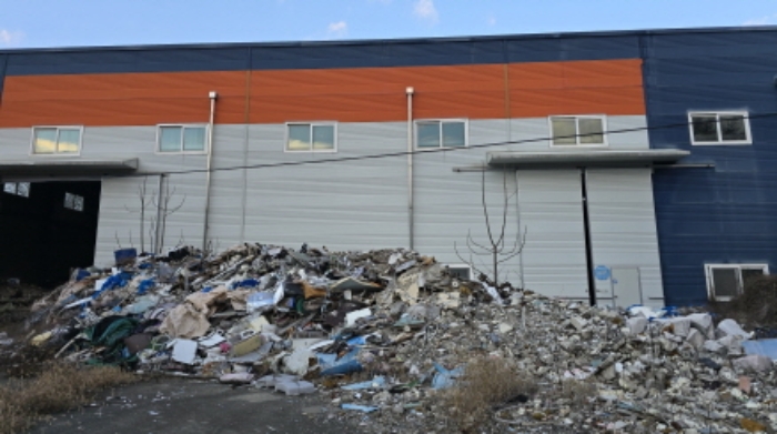 경북 칠곡군 왜관읍 낙산리 481-17. 공장동의 전경