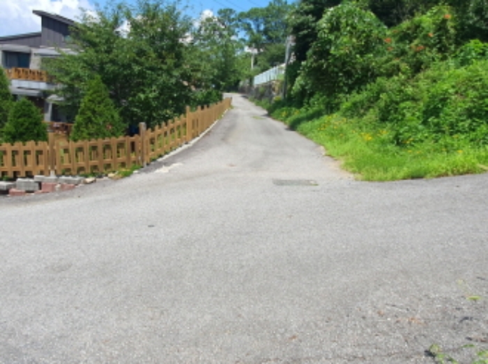 현장사진(목록 1,2번: 영동리 50-18, 50-21 토지 부근)