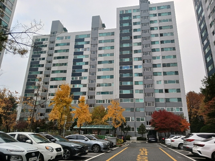 정든마을 8단지 807동 외부전경 (서측에서 촬영).