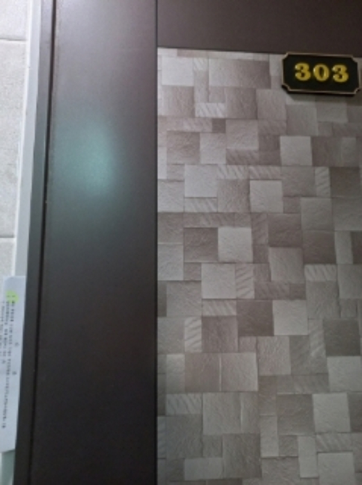 303호 세대출입문