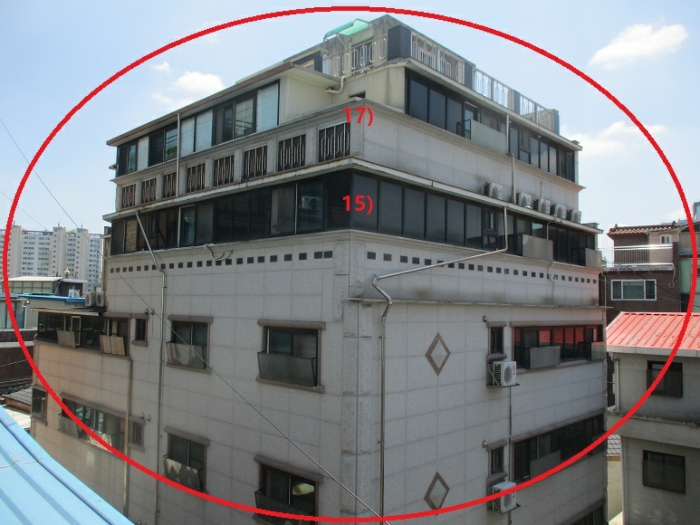 본  건
[제시외 건물 기호15),17)]