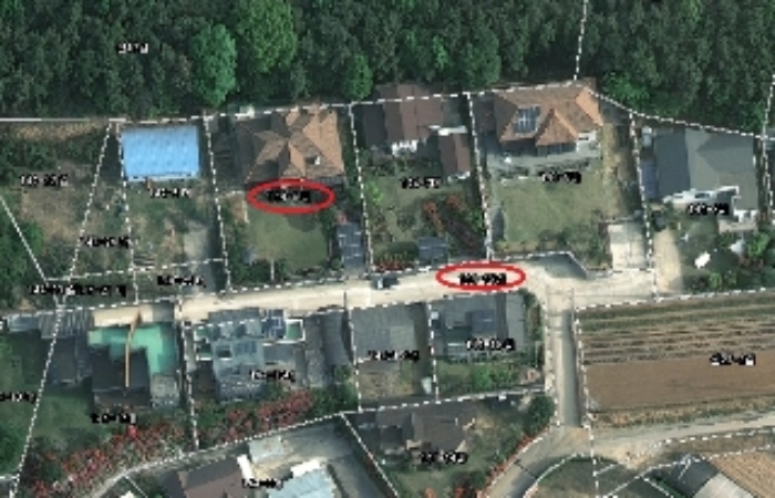 지적 항공사진 