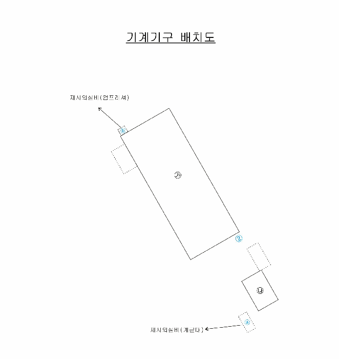 기계기구 배치도