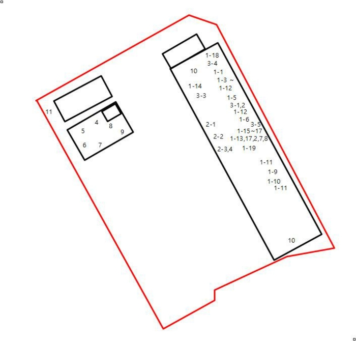  기 계 기 구  배 치 도