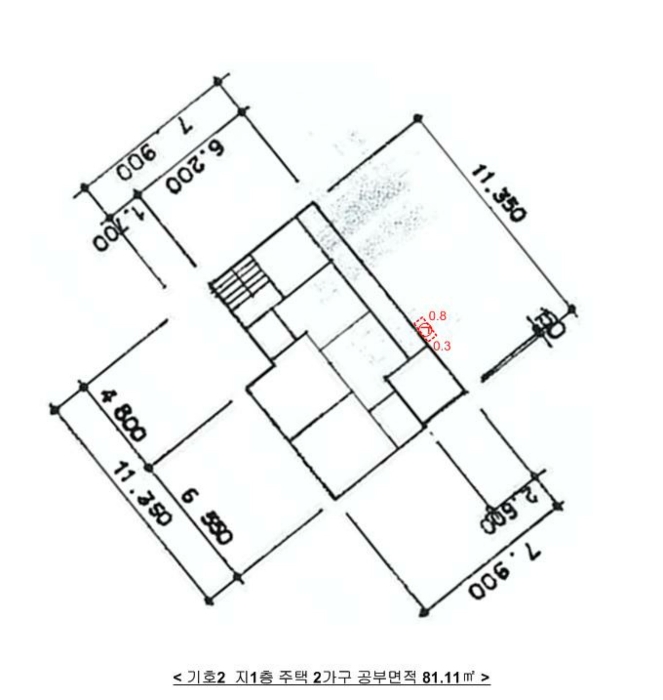 건물개황도 및 내부구조도