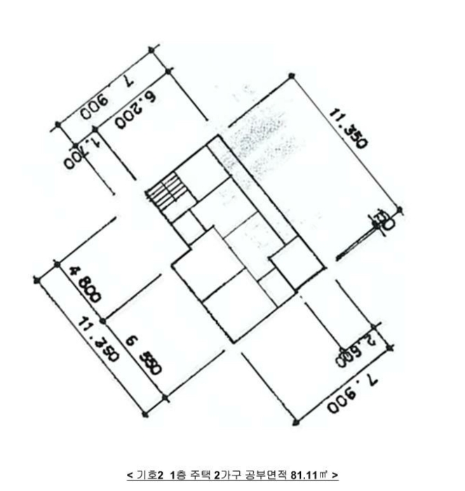 건물개황도 및 내부구조도