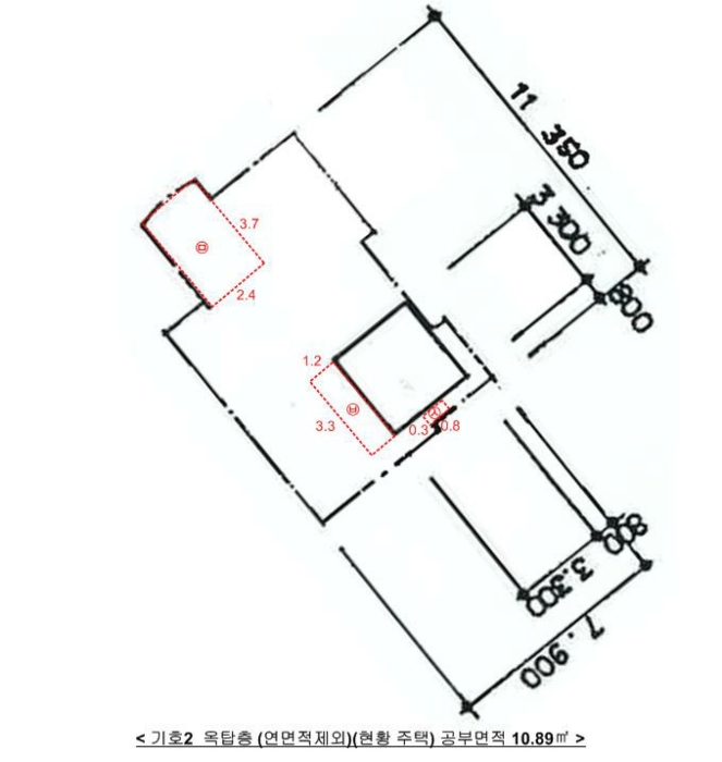 건물개황도 및 내부구조도