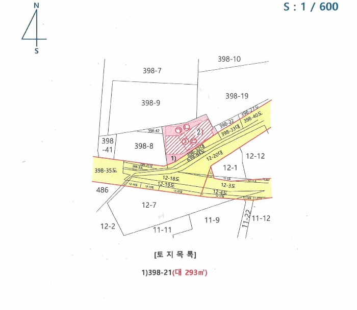 지적 및 건물개황도