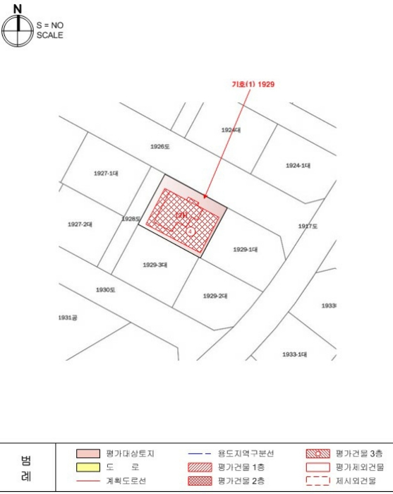 지적 및 건물개황도