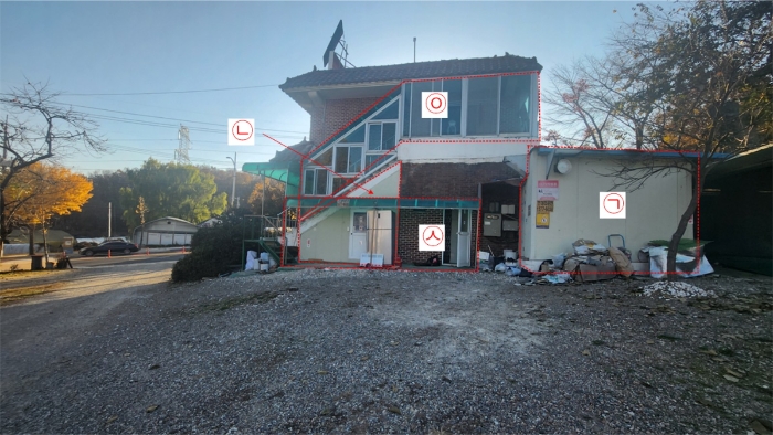 제시외건물㉠,㉡,㉦,㉧