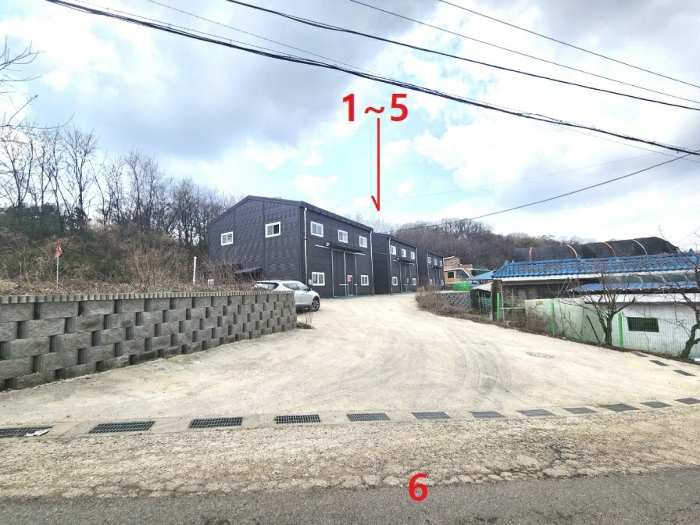 북동측에서 촬영