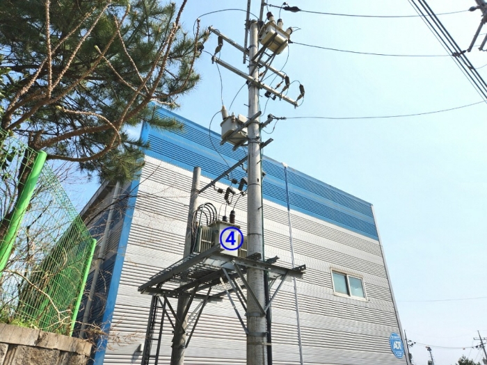 기호6 지상 제시외 물건 기호④(수변전설비 250KAV)