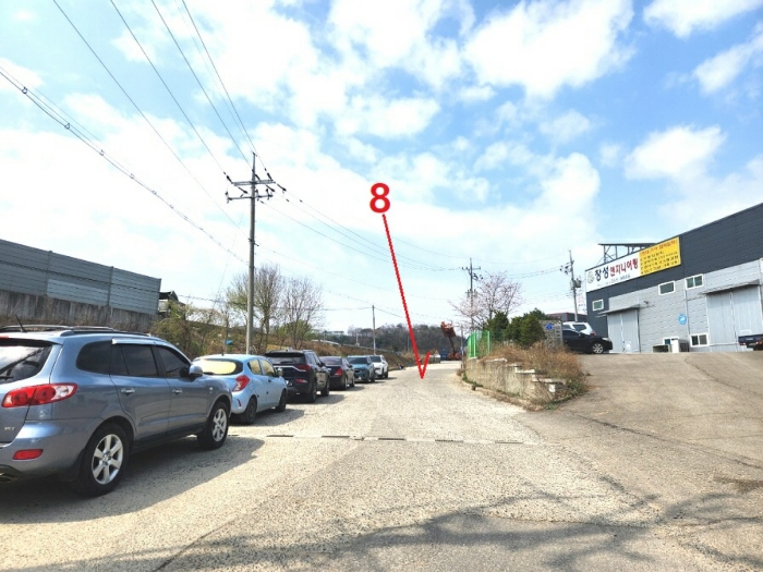 남동측에서 촬영