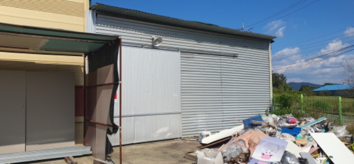 단층 공장동의 제시외 확장 부분