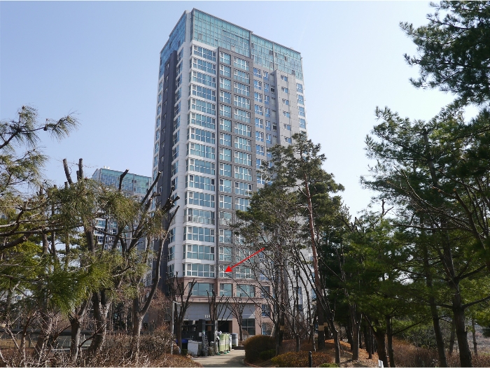 본건(청라자이 109동 401호) 모습(서측에서 촬영)