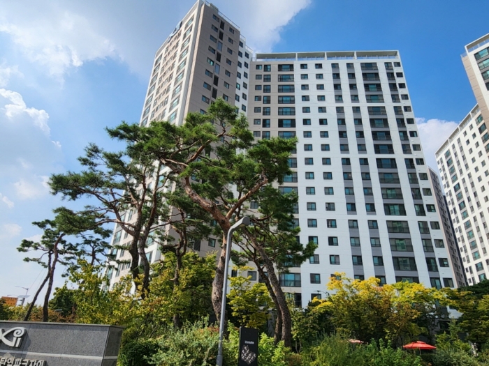 서동탄역파크자이 101동 전경