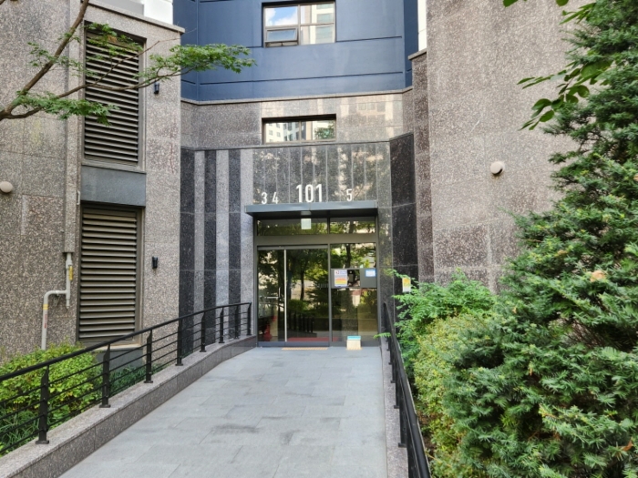 서동탄역파크자이 101동 1층 1-3호라인 공동현관