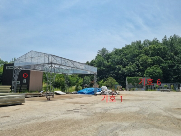 [기호 1 남동측 부분 및 제시외 건물 ㅇ]