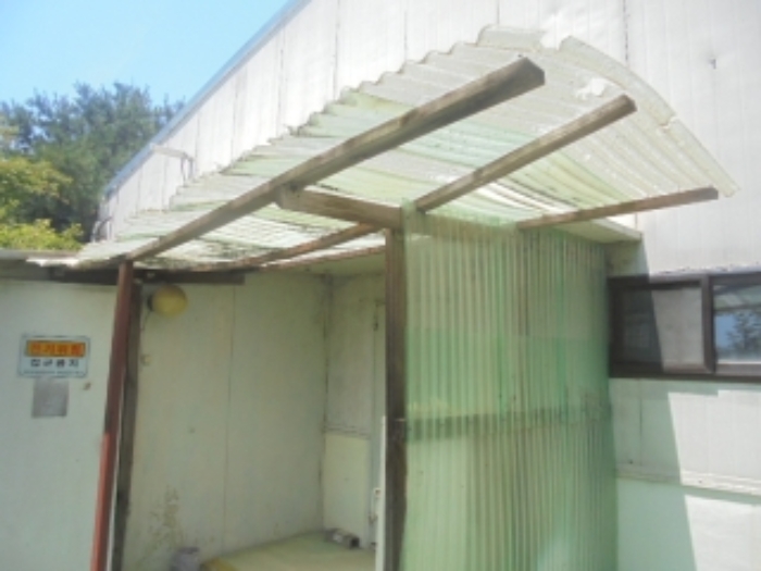 목적물 2번에 차양막(부합물)