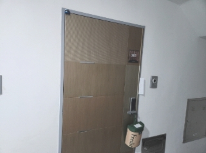 202호 안내문 부착