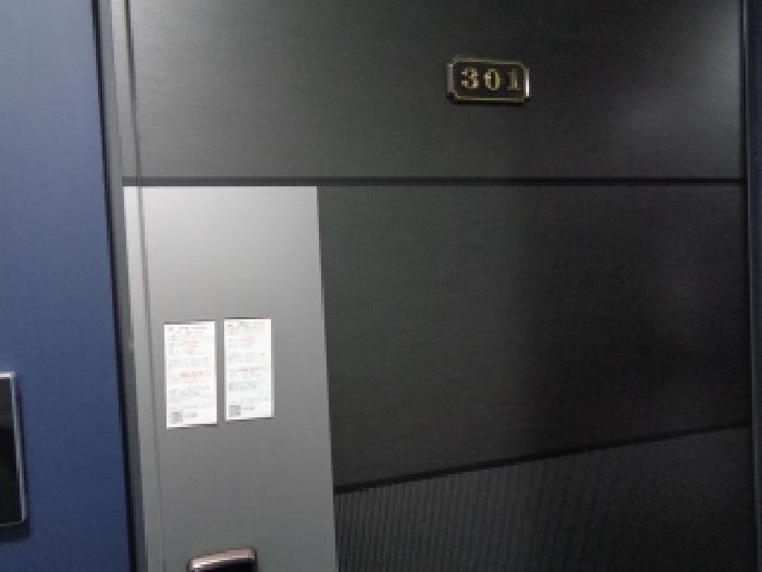 목록1의 다가구주택 301호 출입문 전경