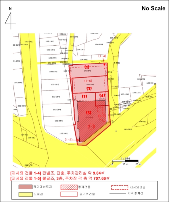 지 적 및 건 물 개 황 도