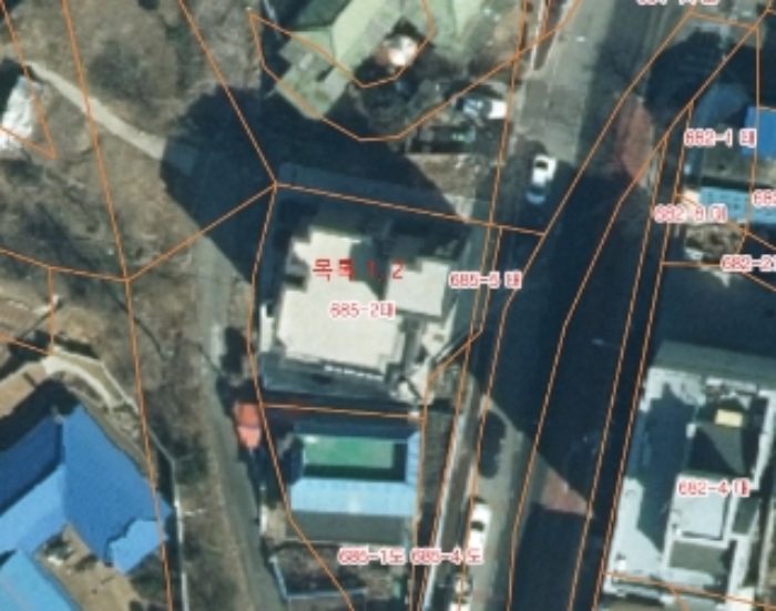 [목록 1, 2] 지적 참고도