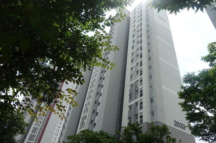 건물 외관 - 북서측에서 촬영