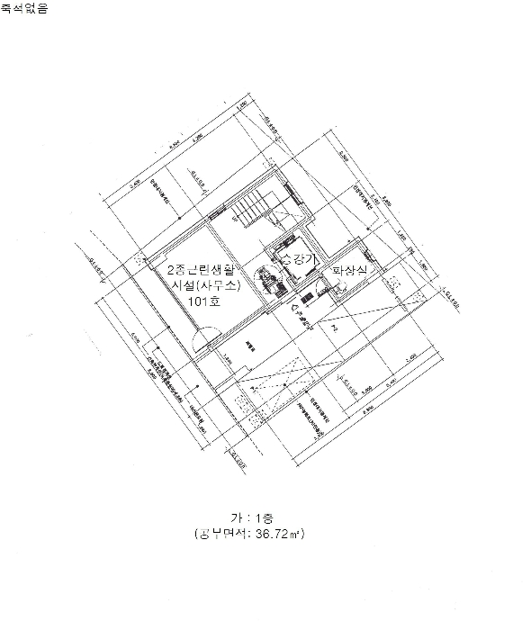 건물개황도 및 내부구조도