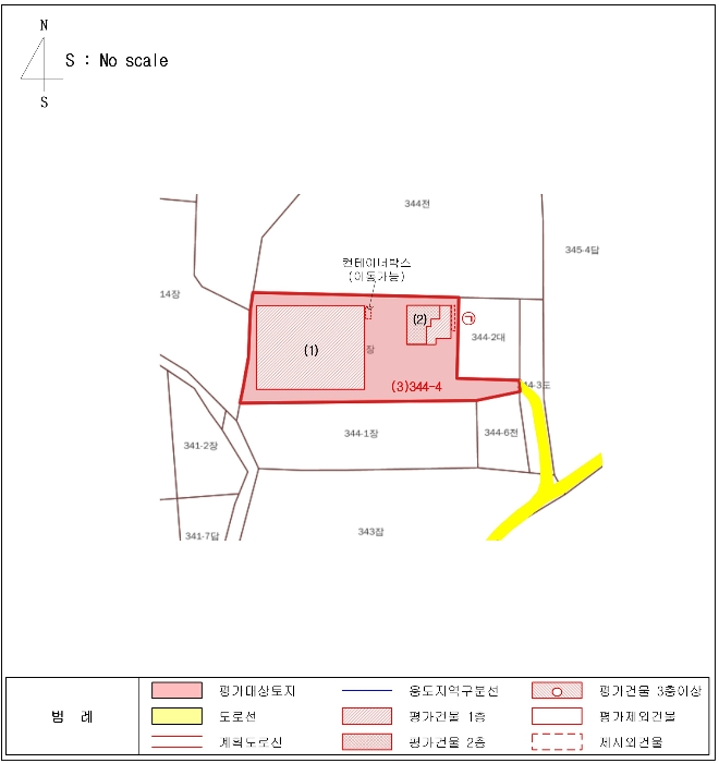 지 적 및 건 물 개 황 도