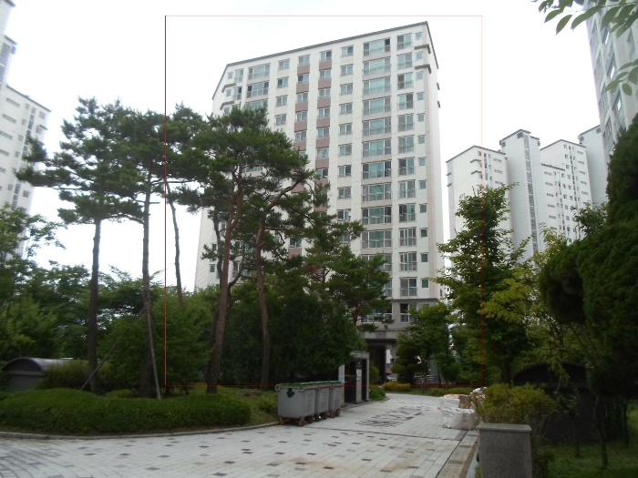 481동 동측 부근에서 촬영