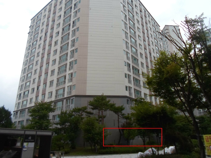 481동 남동측 부근에서 촬영