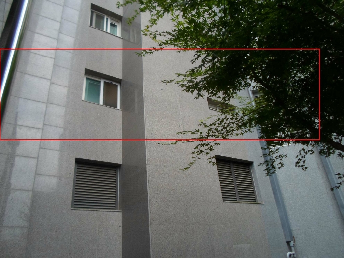 본건 북서측 부근에서 촬영