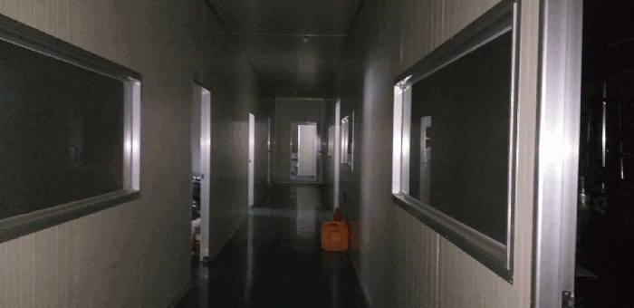 기호 6  1층 공장 복도