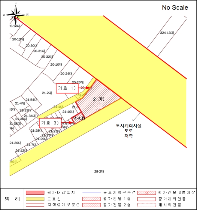 지적 및 건물개황도