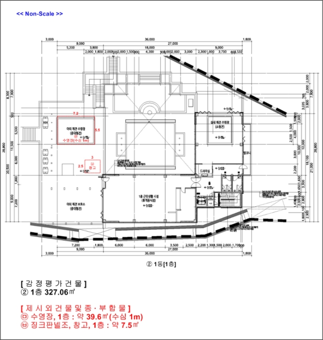 건물개황도 및 내부구조도