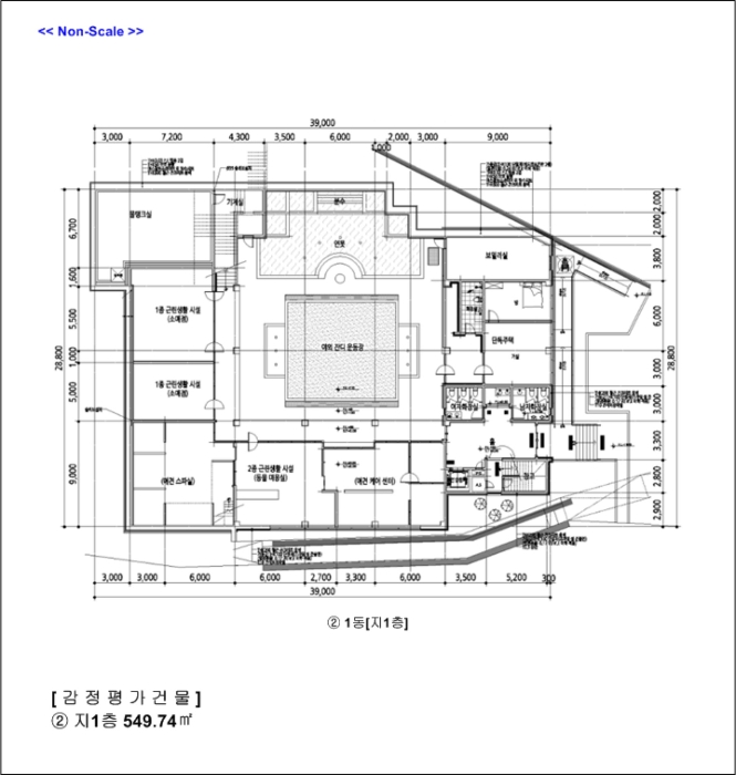 건물개황도 및 내부구조도