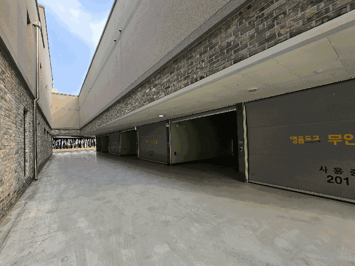 본건( 무인호텔 ) 1층 남측 주차장