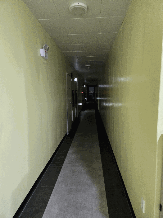 201호 내지 207호 객실앞 복도