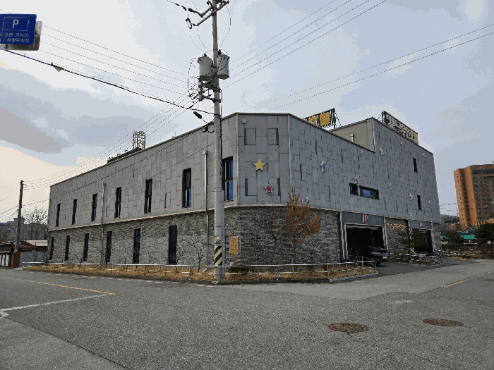 본건( 무인호텔 ) 남동측 전경(前景)