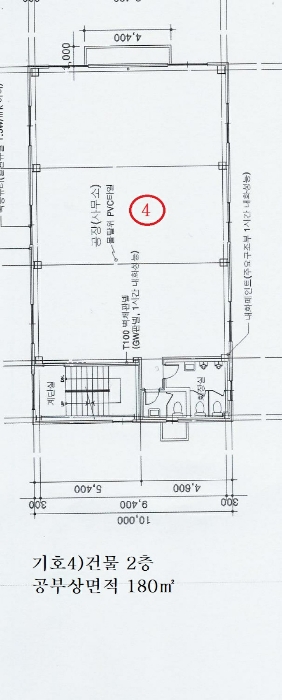 건물개황도- 기호4)건물 2층