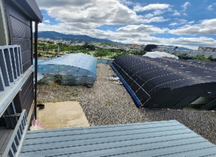 충청북도 옥천군 이원면 건진리 580-7
㉢비닐하우스 1동