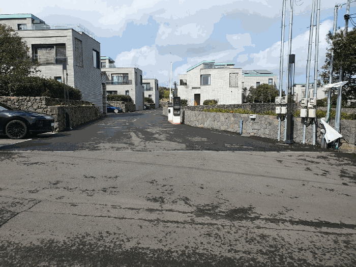 타운하우스 단지 입구