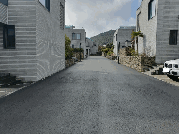 타운하우스 단지 내부 도로